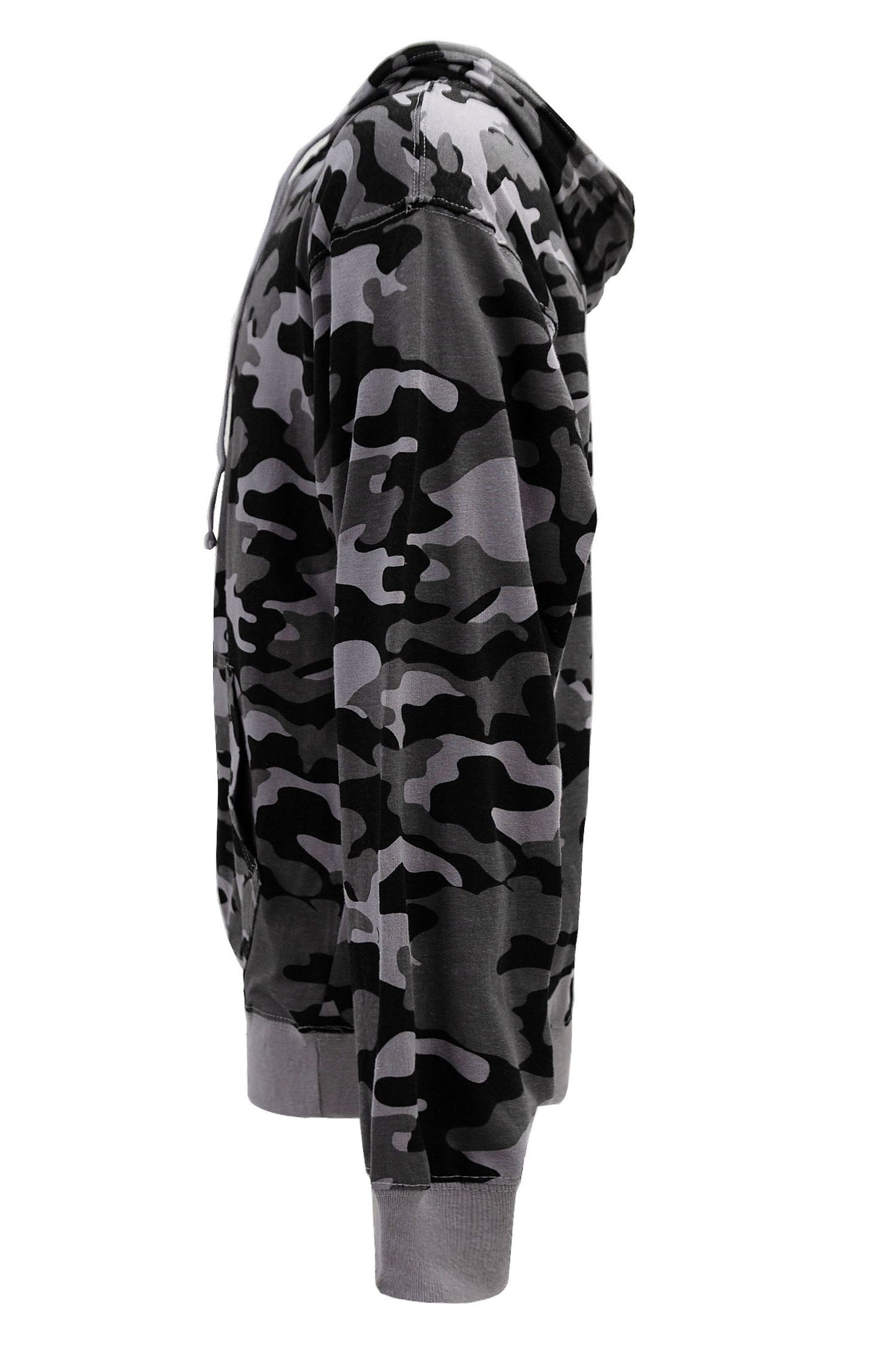 Men's Essential Cross-Dyed Heather Jersey Pullover Hoodie (New Camo)