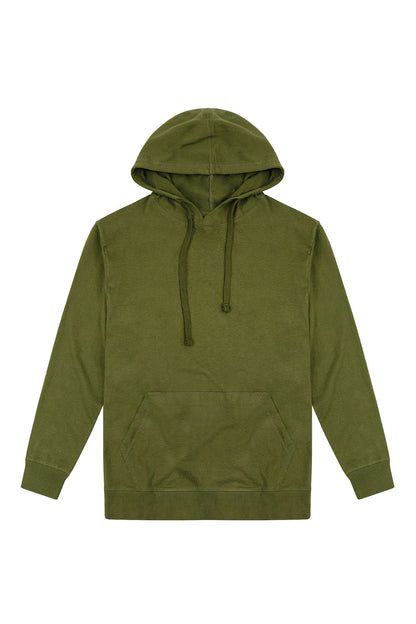 Men's Essential Cross-Dyed Heather Jersey Pullover Hoodie (New Colorways)