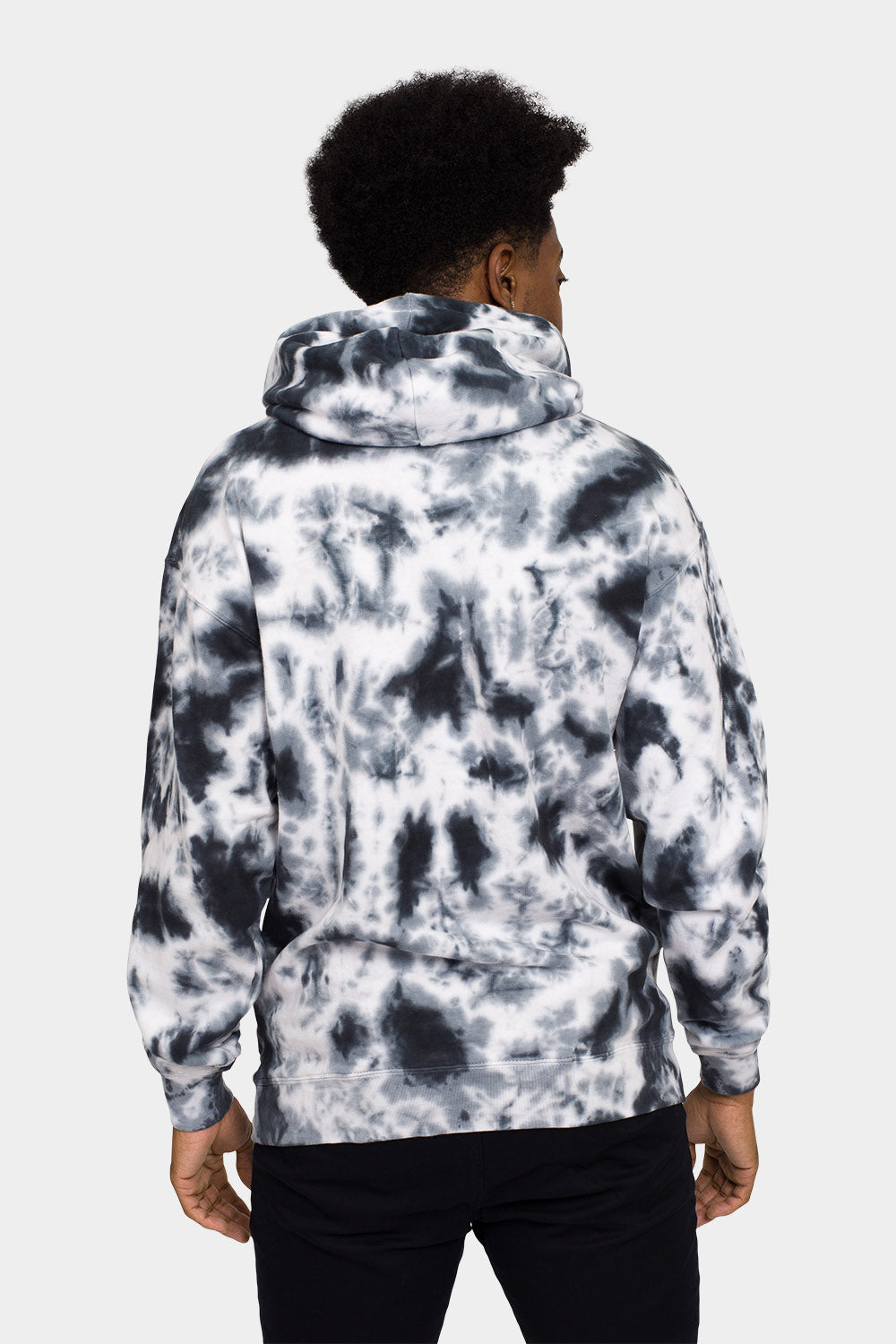 Mineral Wash Tie-Dye Pullover Hoodie