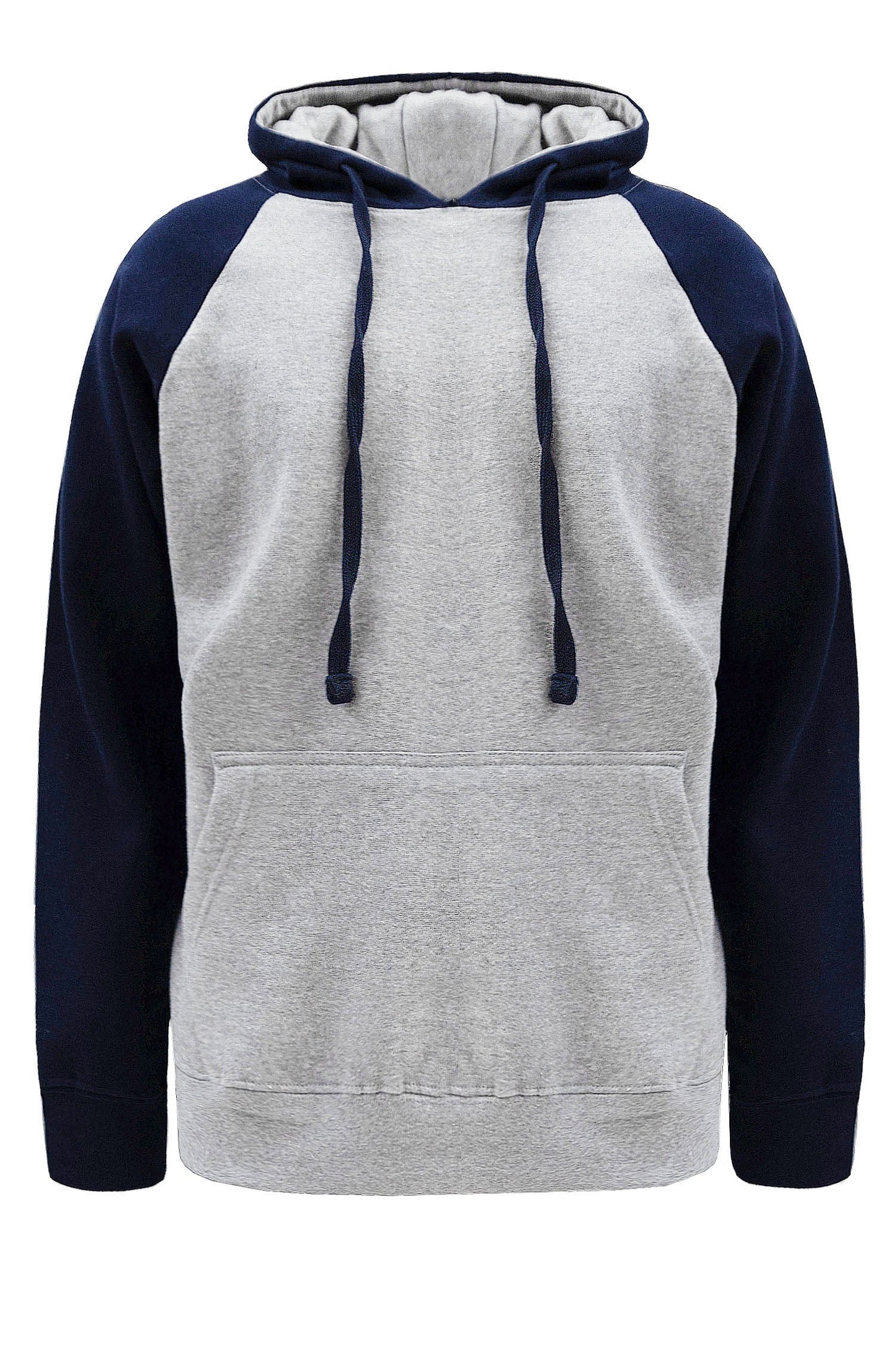 Contrast Raglan Sleeve Pullover Hoodie (New Colorways)
