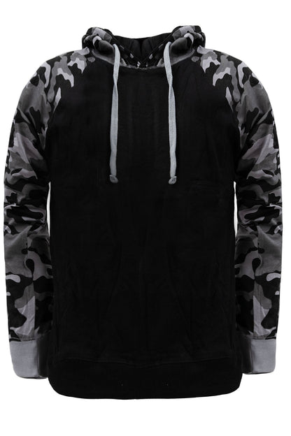 Lightweight Contrast Raglan Sleeve Pullover Hoodie (New Colorways)