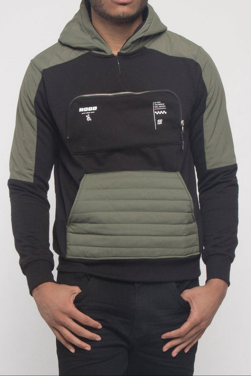 Fleece Kangaroo Pocket Hoodie
