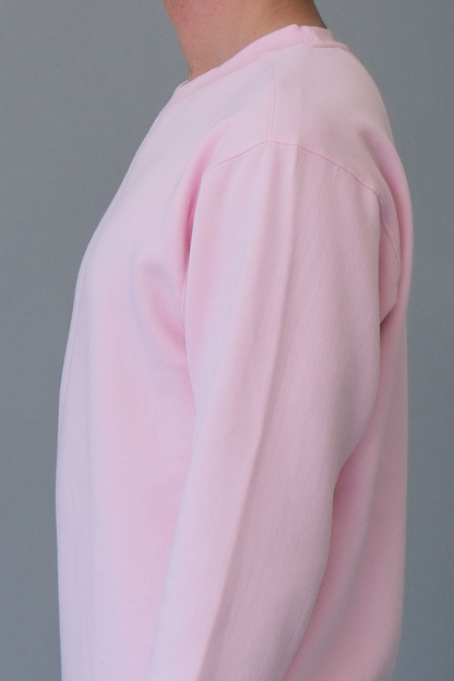 Basic Solid Crew-Neck Sweatshirt