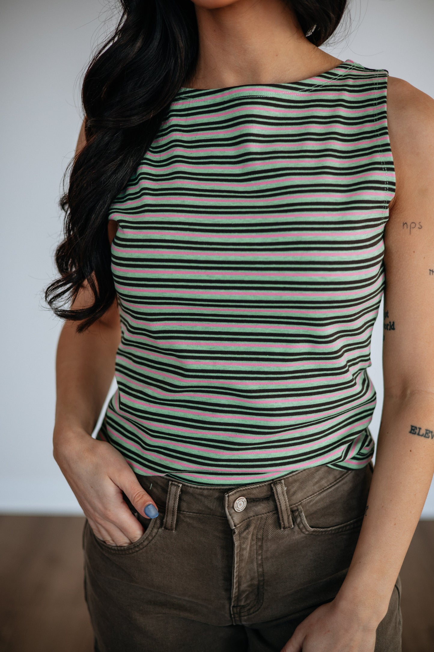 Sally Striped Tank
