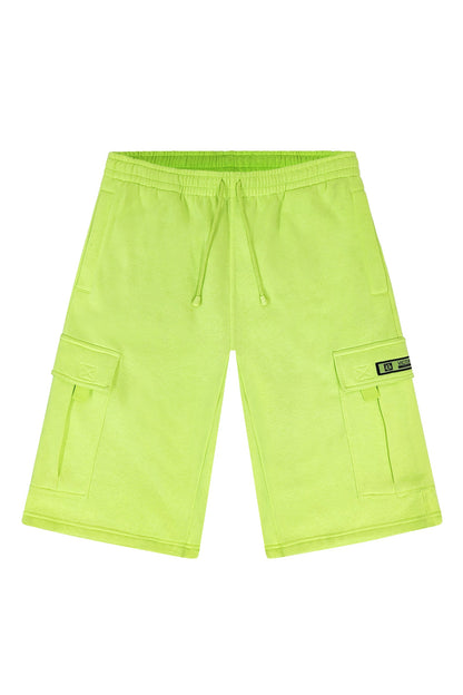RESTRICT Baggy Fit Cargo Fleece Shorts