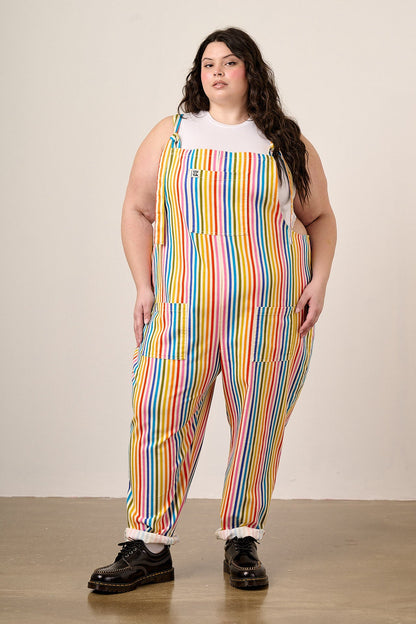 Original - Cotton Dungarees in Vintage Rainbow