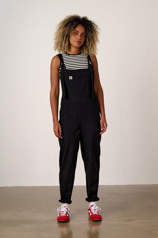 Original - Cotton Dungarees in Black