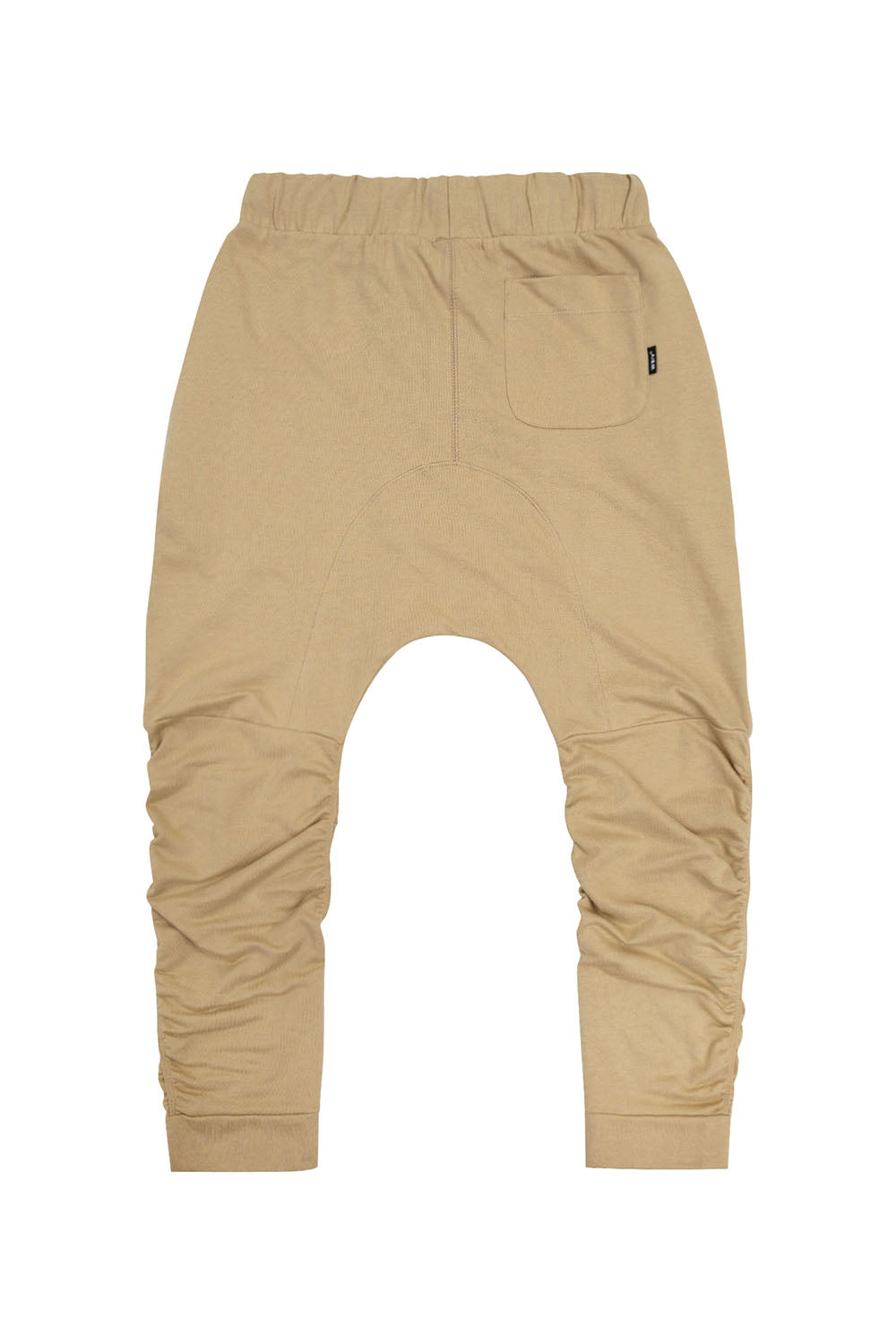 Men's Essential Solid Scrunched Drop Crotch Sweat Joggers