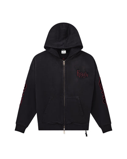 PAISE EKCESS HOODIE BLACK FADE