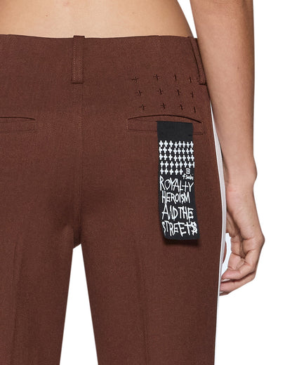 DARE STRAIGHT TROUSER CHOCOLATE