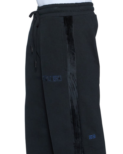 4X4 LUXE SYNTHESIS TRAK PANT COBALT BLACK
