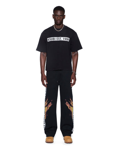 KINGS SYNTHESIS TRAK PANT BLACK FADE