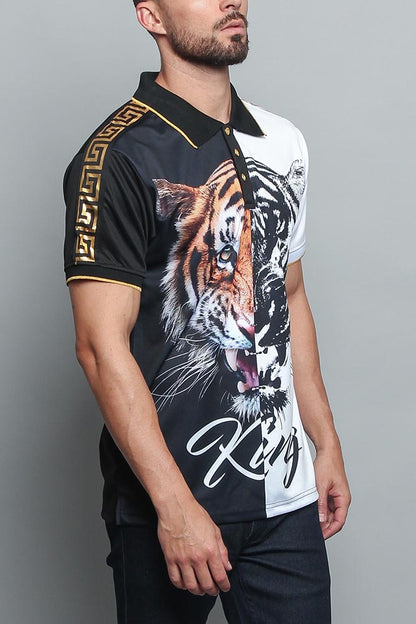 King Contrast Tiger Polo