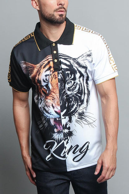 King Contrast Tiger Polo