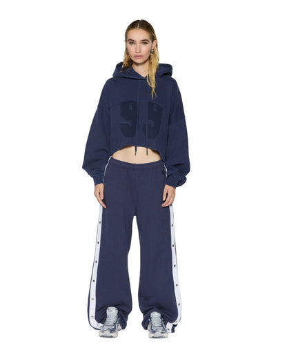 OH G HOODIE CROPPED INK BLUE