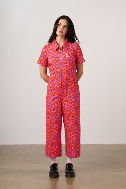 Bee Illustrates Pride 2026 - Ragan - Cotton Jumpsuit in Floral