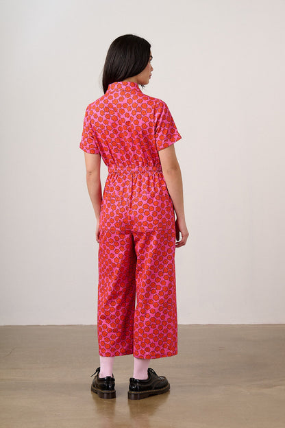 Bee Illustrates Pride 2026 - Ragan - Cotton Jumpsuit in Floral