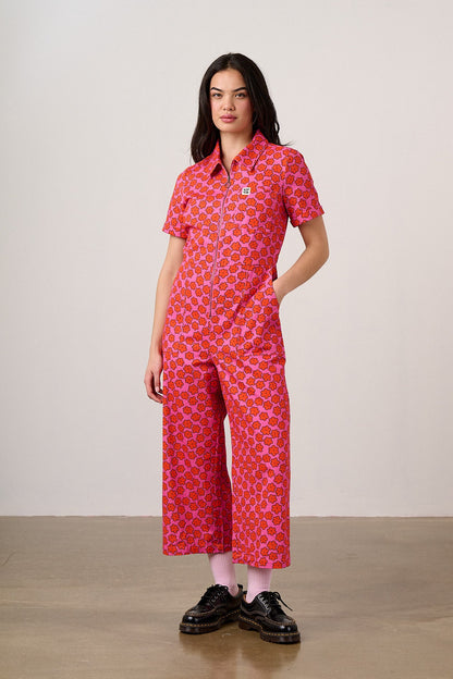 Bee Illustrates Pride 2026 - Ragan - Cotton Jumpsuit in Floral
