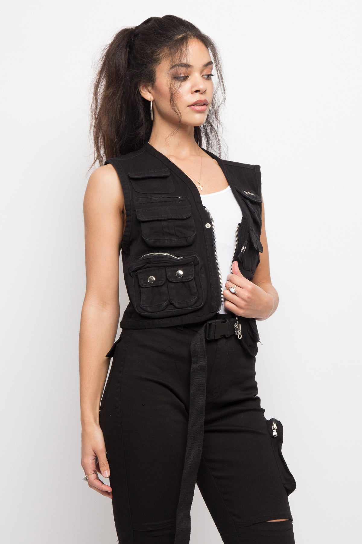 Utility Zipper Pocket Vest