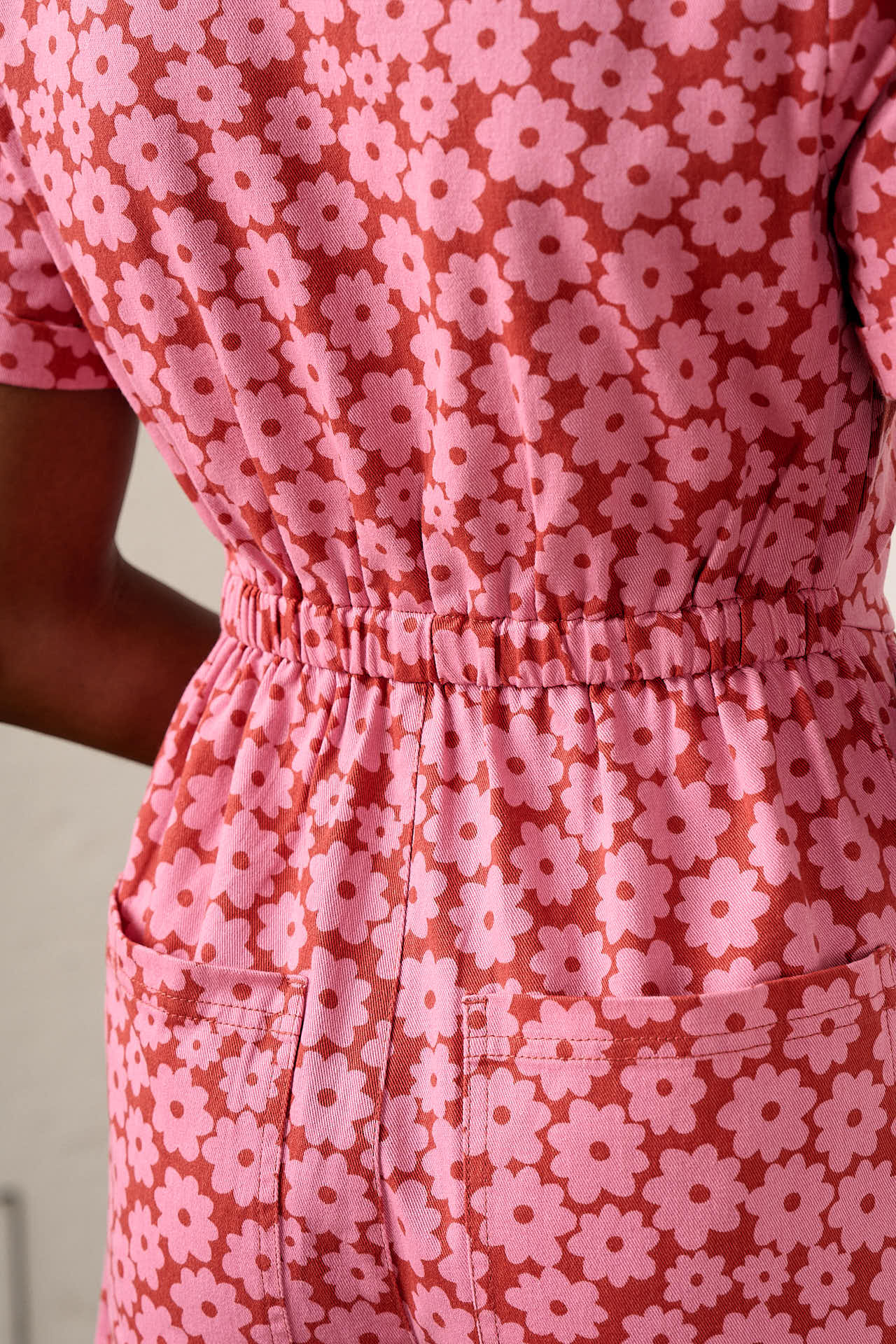 Riley - Cotton Playsuit in Coastal Flower