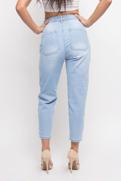 High Rise Slouchy Jeans