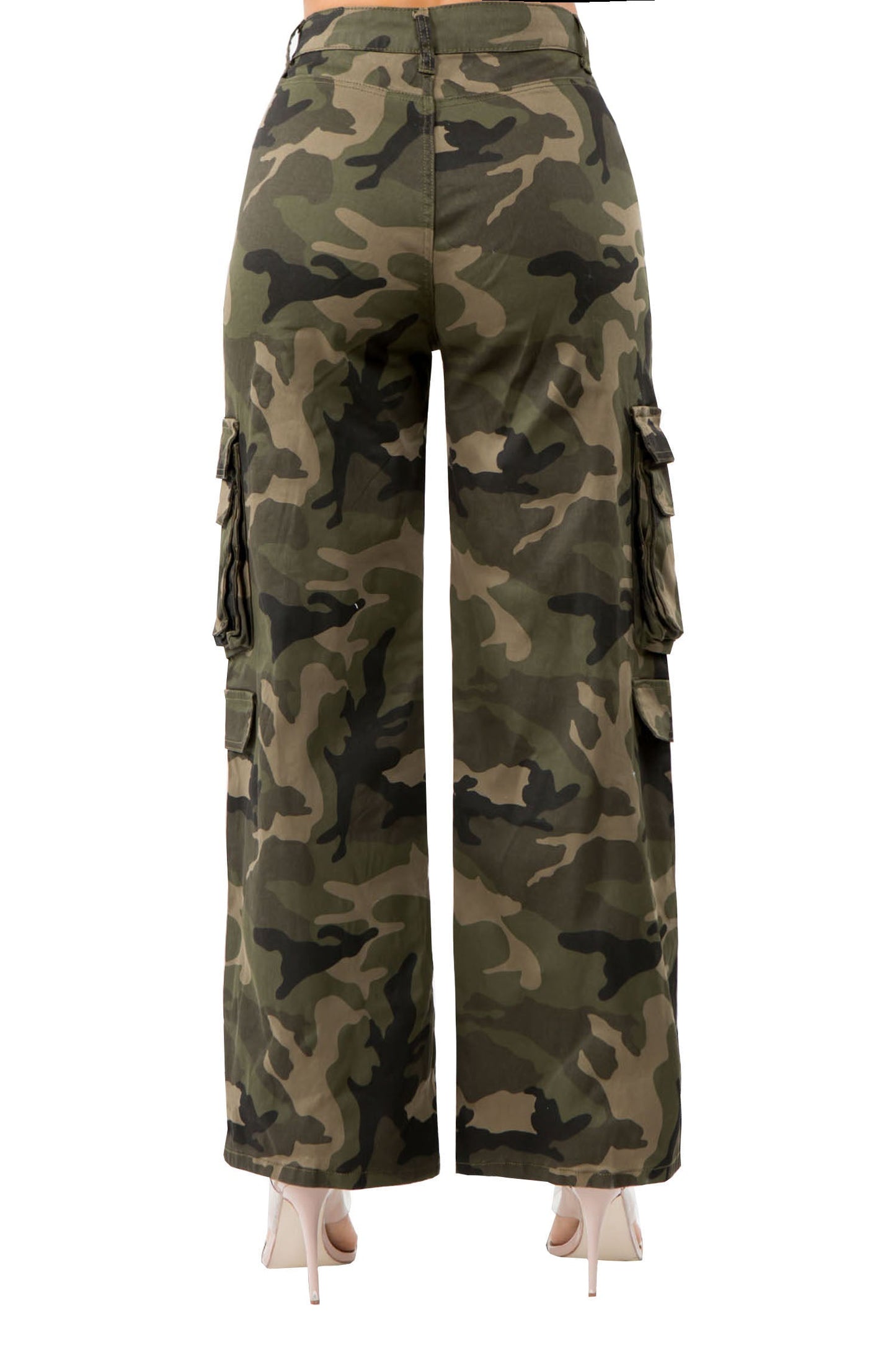 Women's Essential High Waist Multi Pocket Cargo Pants