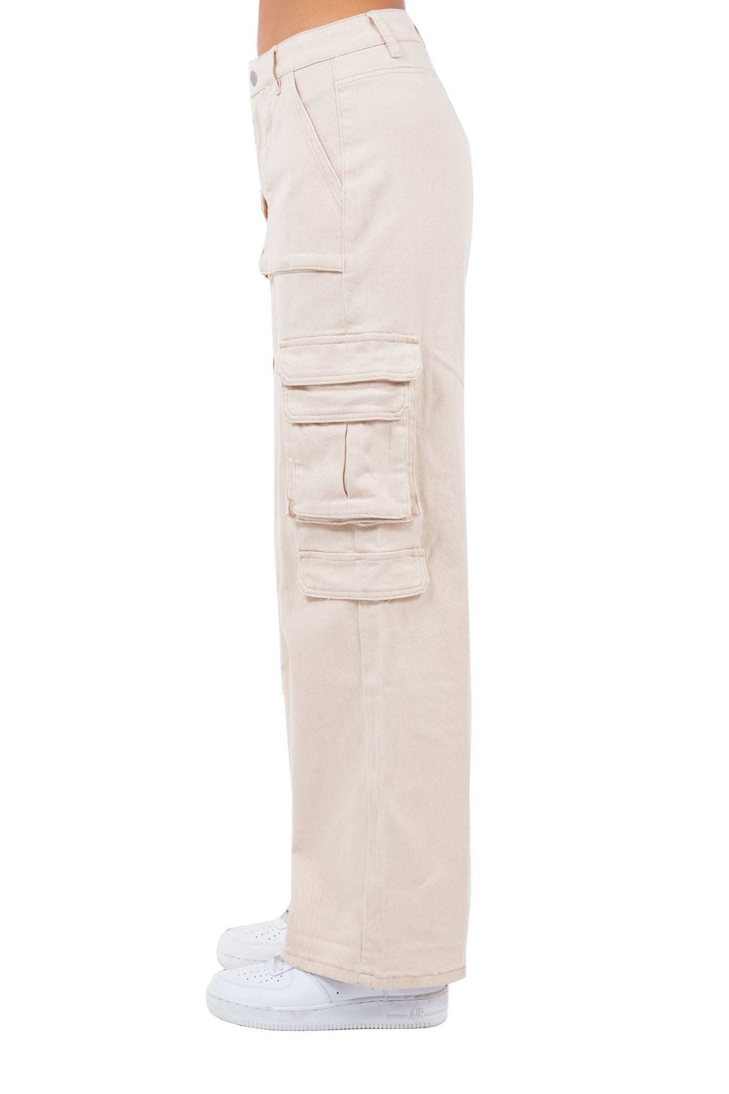Women's Essential High Waist Multi Pocket Cargo Pants