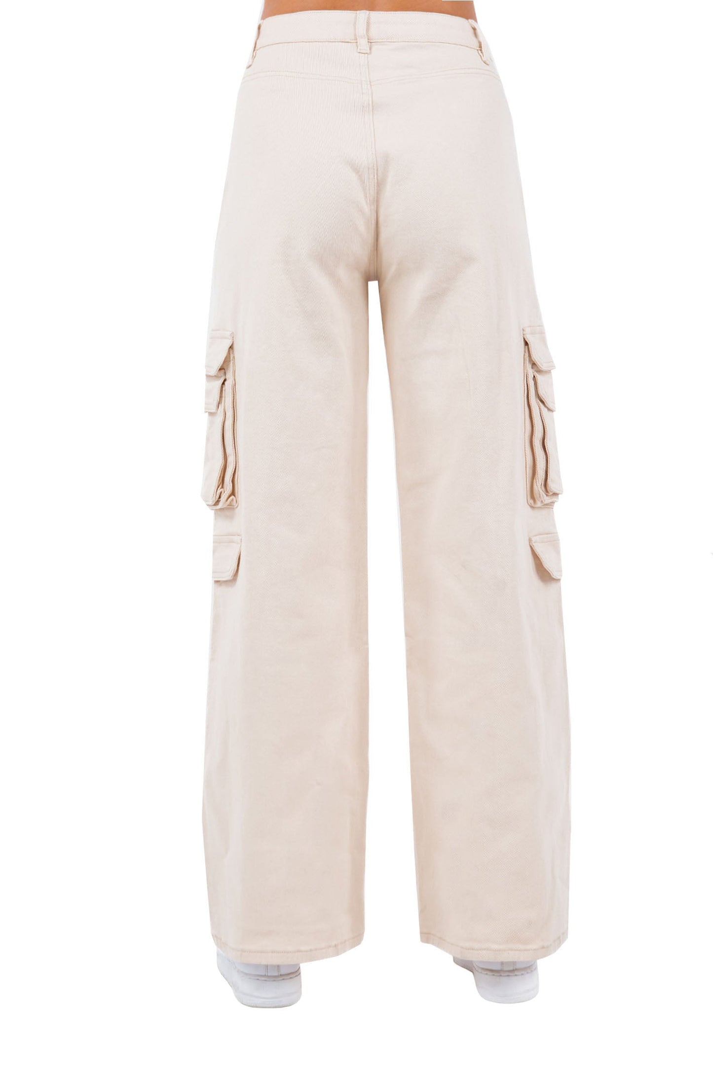 Women's Essential High Waist Multi Pocket Cargo Pants