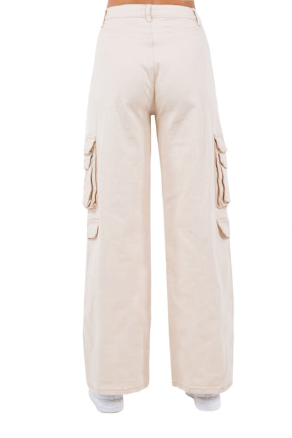 Women's Essential High Waist Multi Pocket Cargo Pants