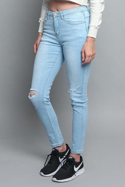 Women's Back Stripe Skinny Jean