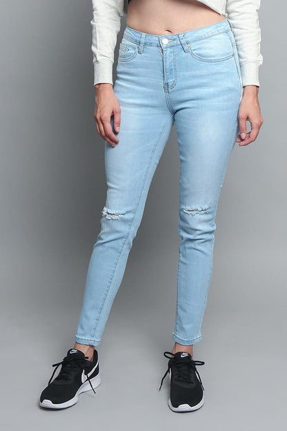 Women's Back Stripe Skinny Jean