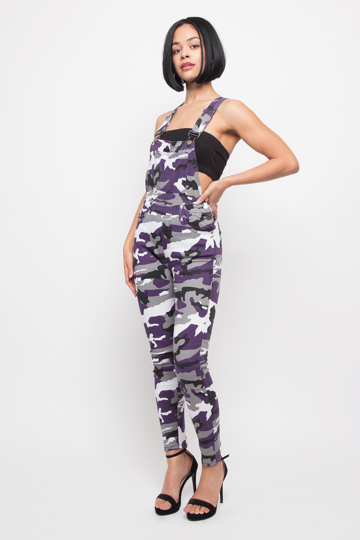 Women's Camo Color Overalls