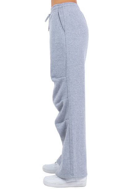 Women's Essential Wide Fit Fleece Sweat Pants