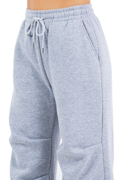 Women's Essential Wide Fit Fleece Sweat Pants
