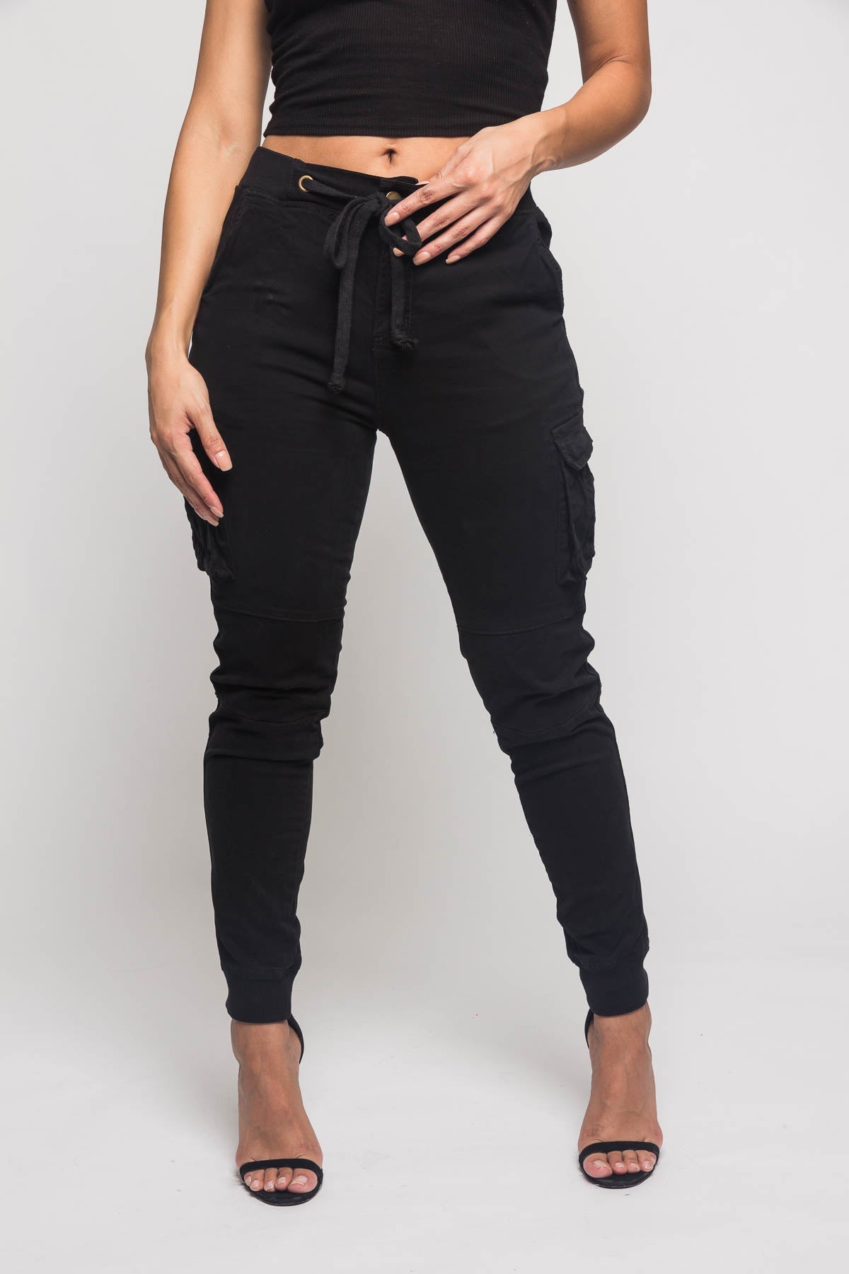 Women's Essential Colored Cargo Joggers
