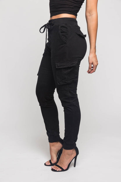 Women's Essential Colored Cargo Joggers