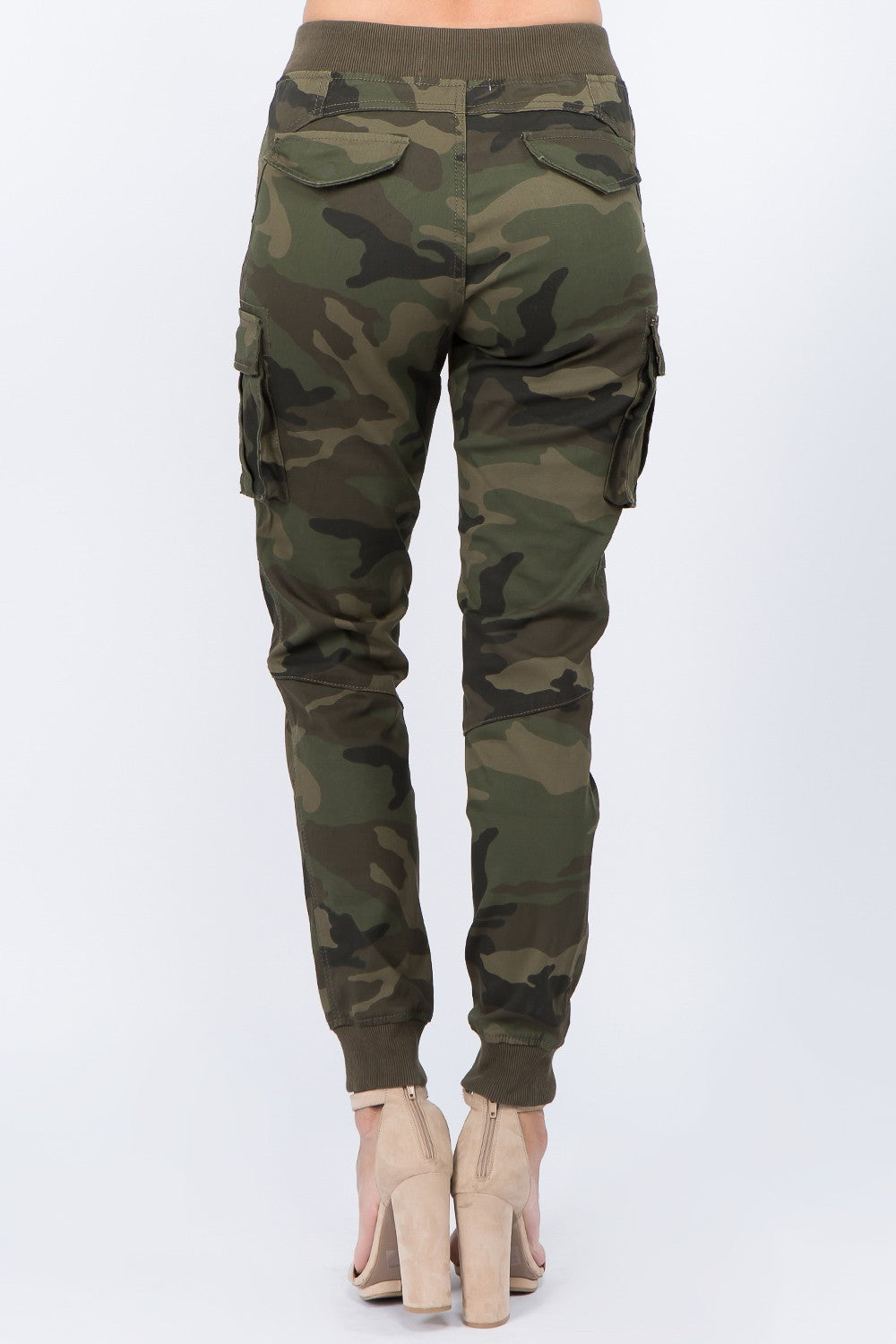 Women's Essential Colored Cargo Joggers