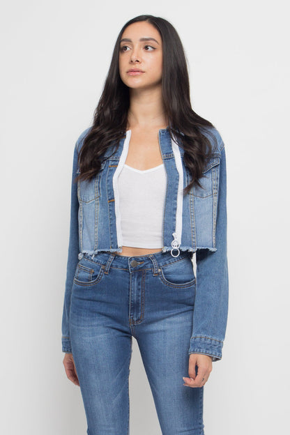 Zippered Accent Jacket