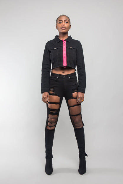 Zippered Accent Jacket