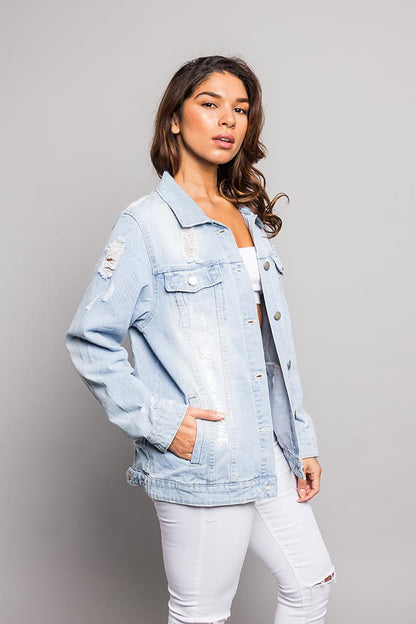 Good Times Savage Tiger Denim Jean Jacket