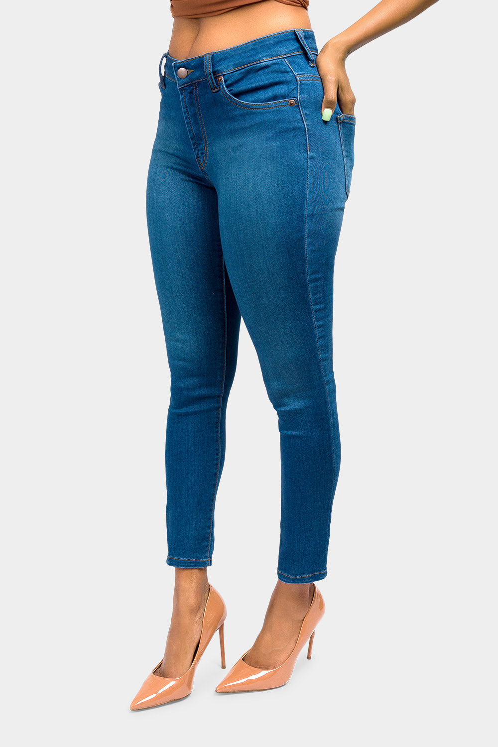 Essential Mid Rise Skinny Jeans