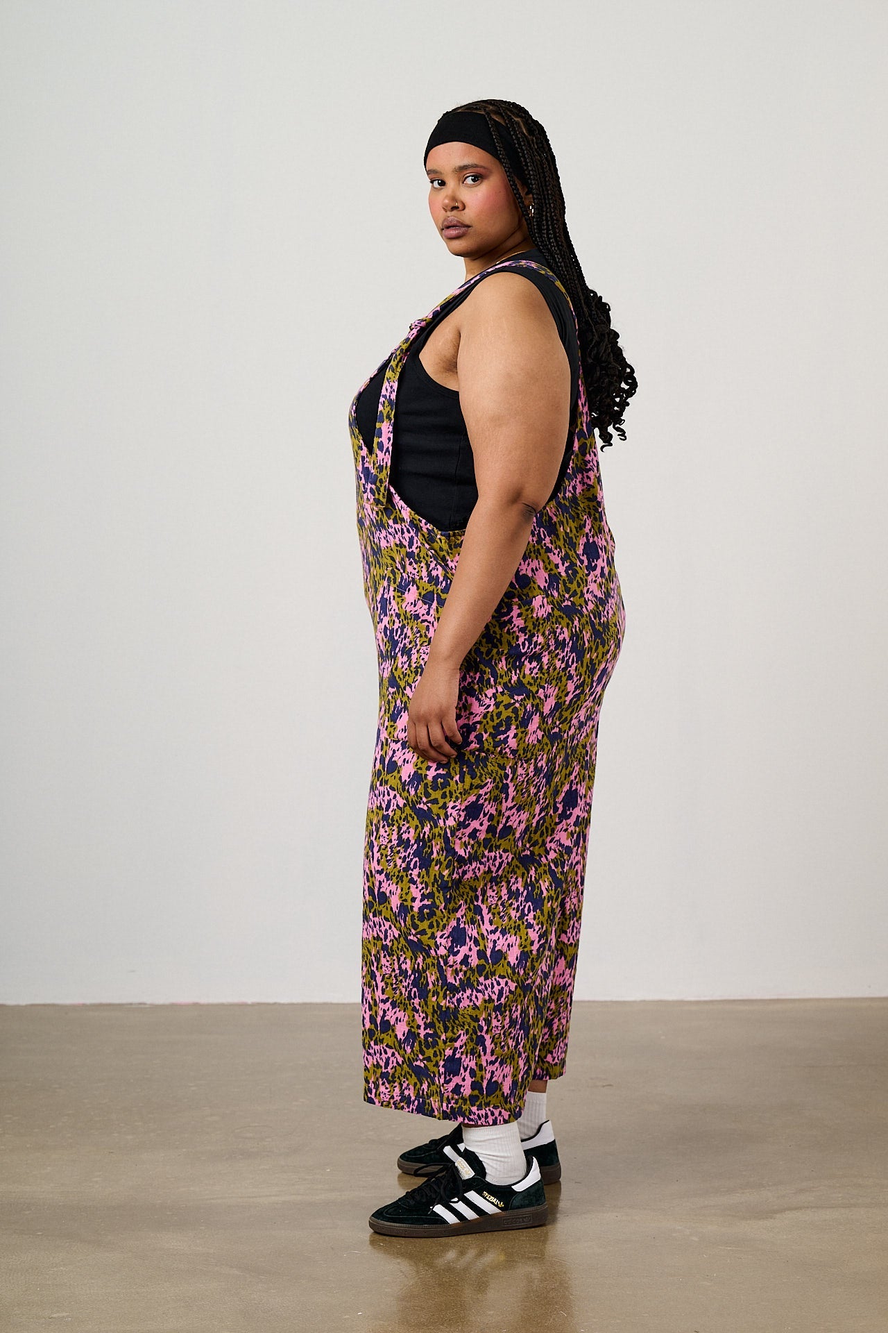 Rudy - Cotton Dungarees in Animal Wild Expression Print
