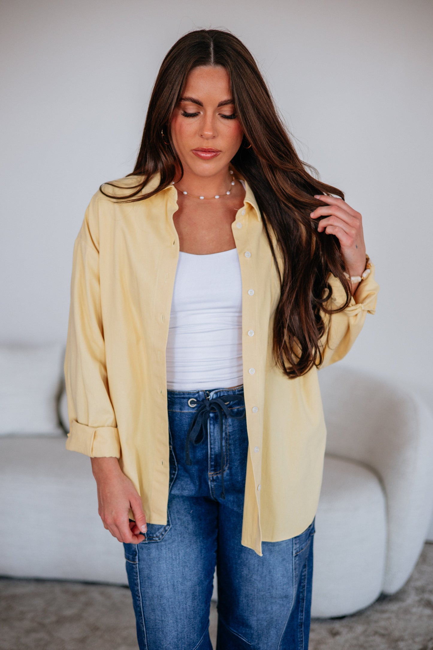 Sharon Button Down Top