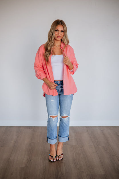 Sharon Button Down Top