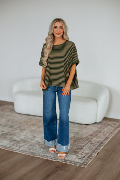 Zelie Striped Top
