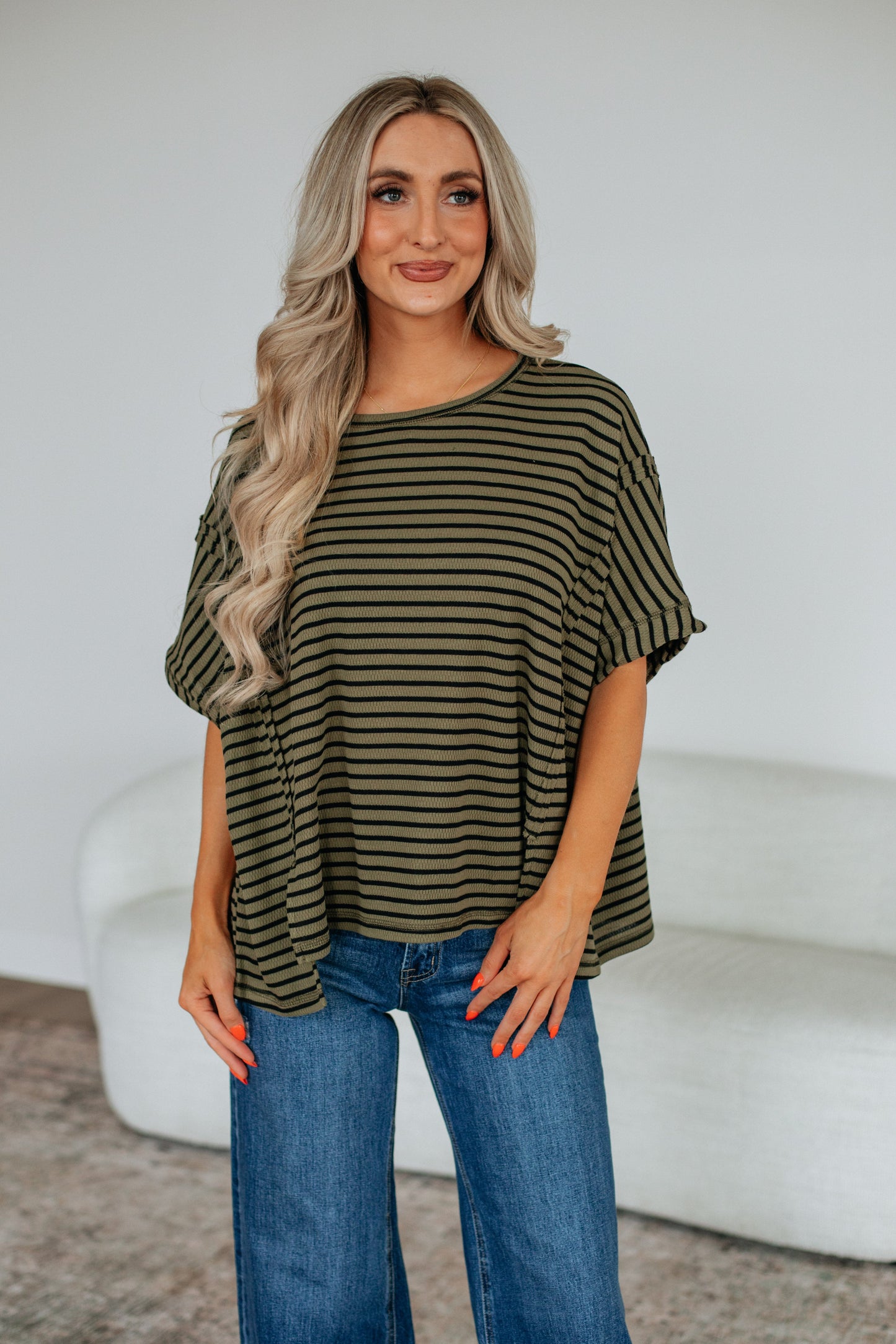 Zelie Striped Top