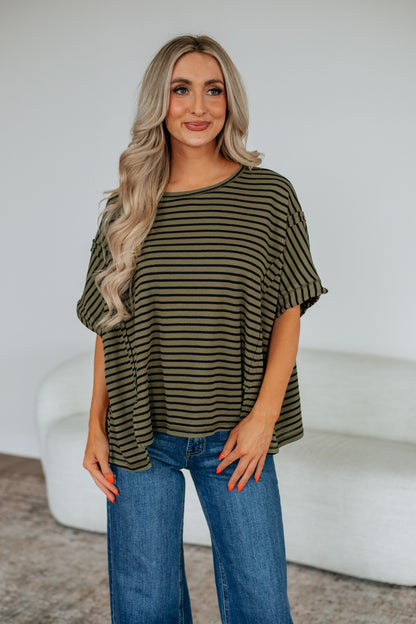 Zelie Striped Top