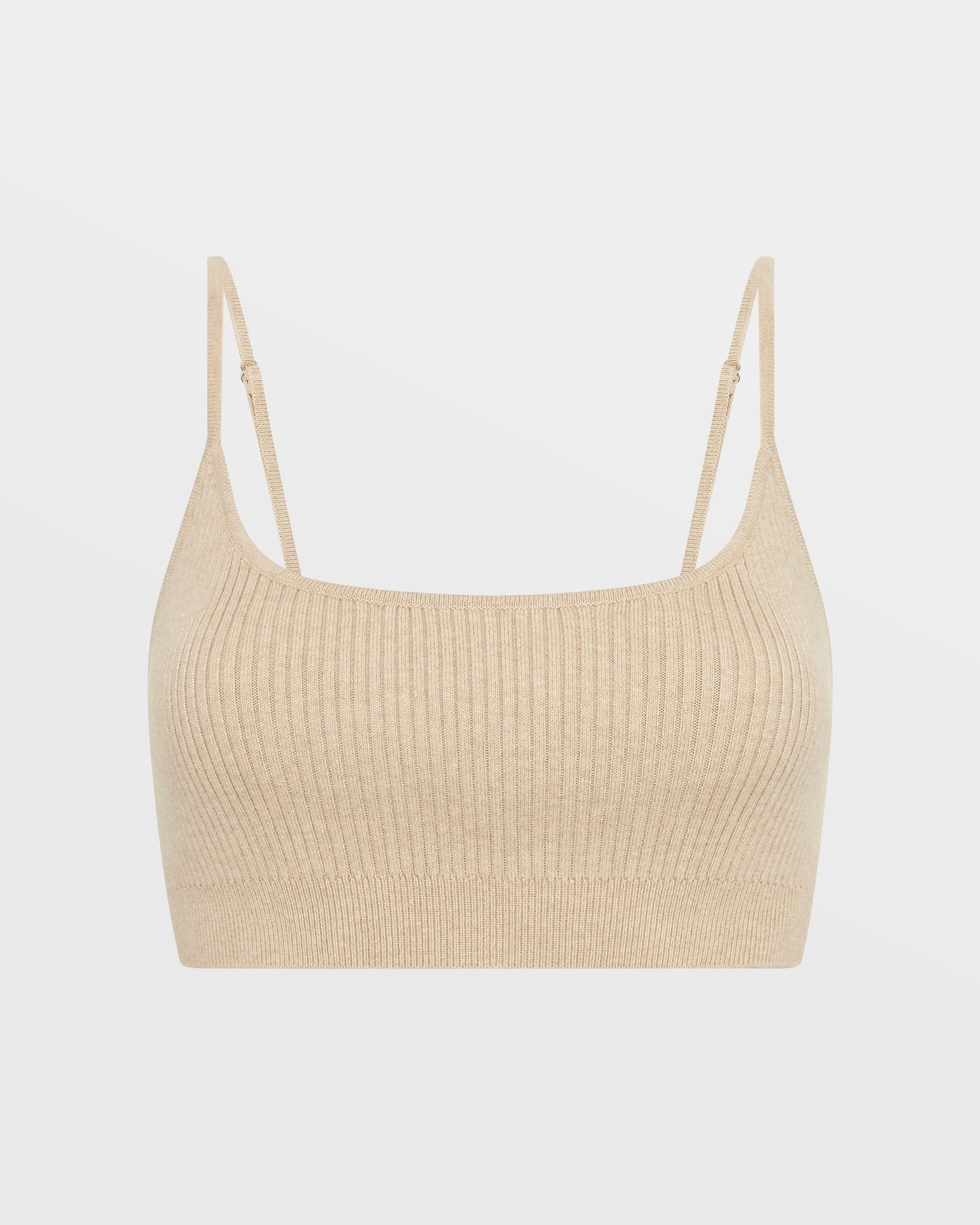 KNIT BRALETTE OAT