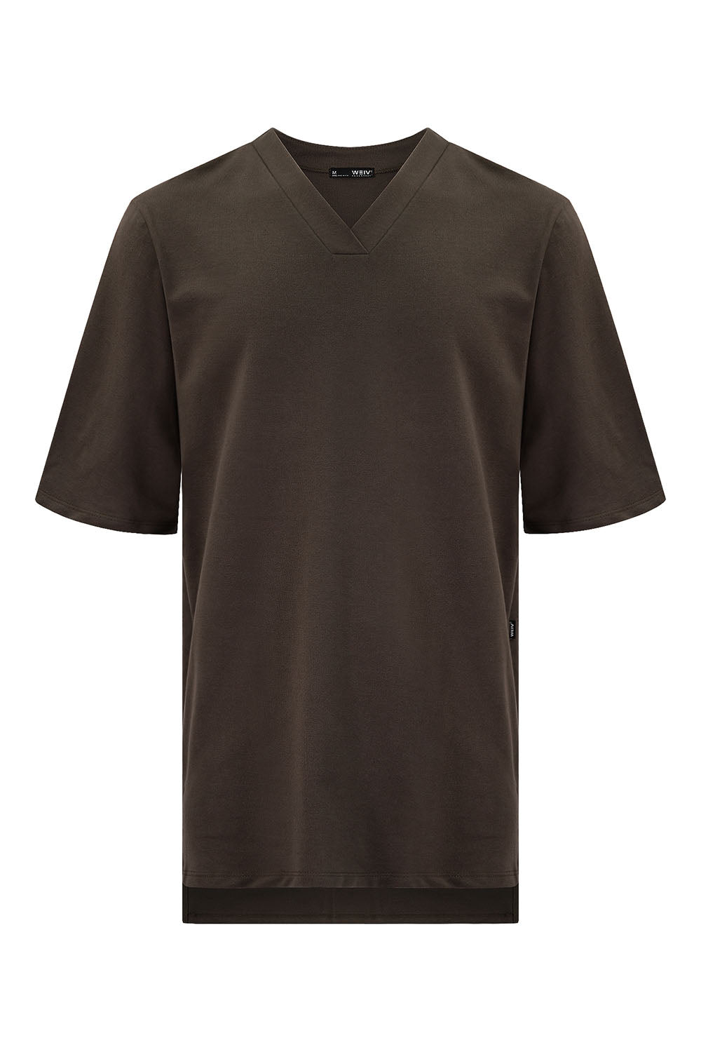 Essential Oversized Plain V-Neck T-Shirt