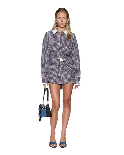 ASTRA LS SHIRT WHITE PLAID